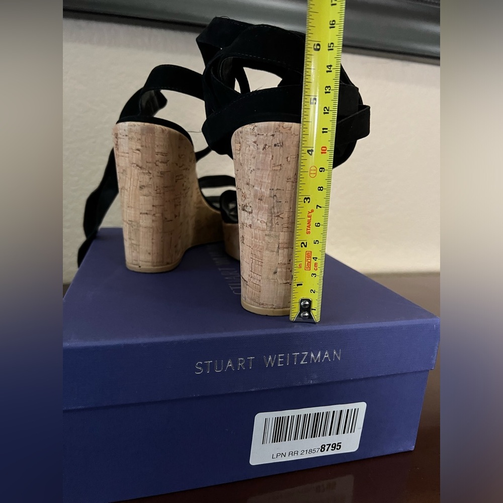 😍 STUART WEITZMAN Wedge Sandals 😍 - Picture 4 of 8